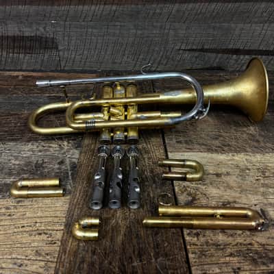Unbranded 3-Valve Brass Soprano Bugle image 11