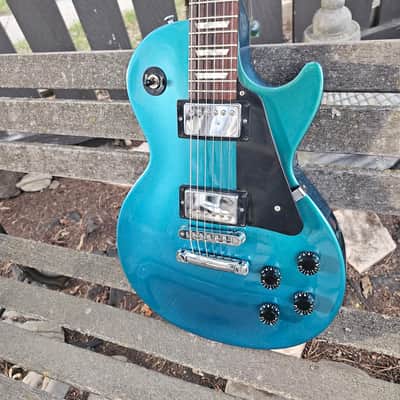 Gibson Les Paul Studio 2002 - Blue Teal Flip Flop image 5