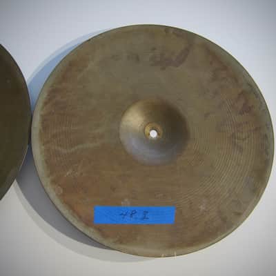 Zildjian Hi Hat Cymbals Beautiful Set of Two Circa-1970s-Gold image 7