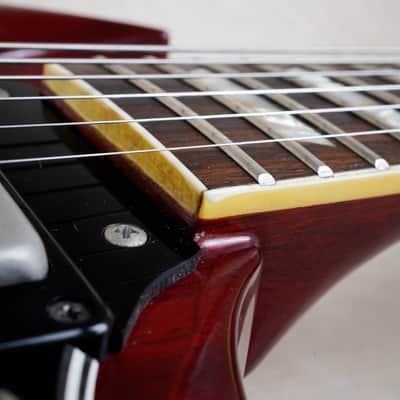 Burny RSG-65 '63 Model MIJ 1990 Cherry VH-1 PUs Japan SG w/ Bag image 5