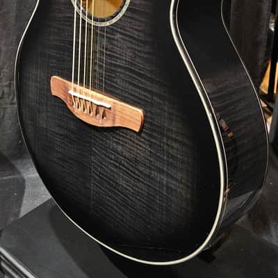 Ibanez AEWC400 Acoustic-Electric Guitar - Transparent Black Sunburst High Gloss 2025 image 7