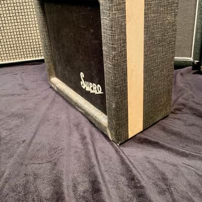 Supro/Valco Comet Double Neck 6/6-String Lap Steel 1956 white w/ supro amp image 15