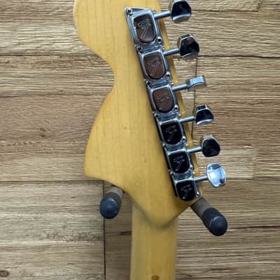 Fender Vintage Stratocaster Guitar -Maple Fretboard 1976- Sunburst- 10lbs w/non original pups + case image 17