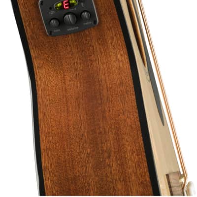 Fender CB-60SCE Acoustic Bass. Laurel FB, Natural image 24