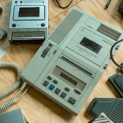 New Old Stock Dicaphone SET – Philips 560,  Grundig Stenorette image 2