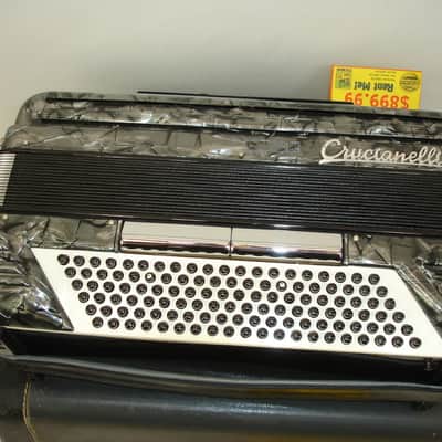 Pancordion Crucianelli Piano Accordion, Slate w/ Case & Straps image 12