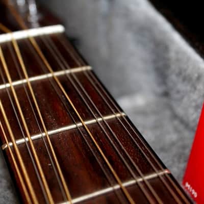 Yamaha FG-413S-12 Solid Spruce Top 12-String Acoustic Guitar Natural with TKL case image 9