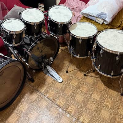 Tama Granstar Custom 1987 - Piano Black Lacquer image 3