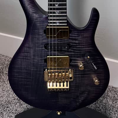 PRS Limited Edition Herman Li Signature Chleo 2025 - Charcoal Purple Burst image 8