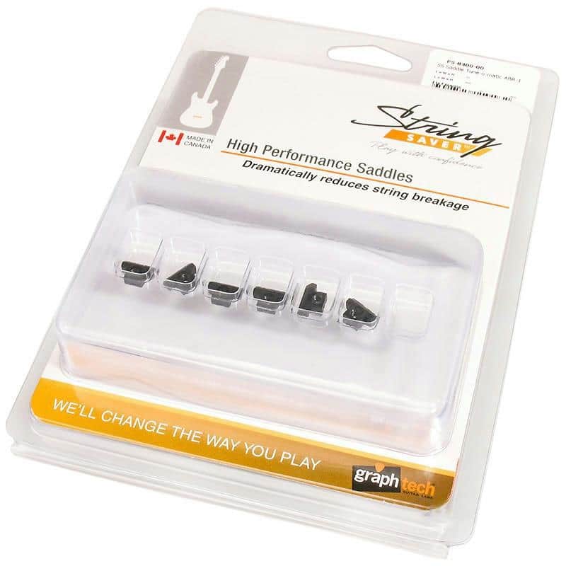 Graph Tech PS-8400-00 String Saver Originals ABR-1 Tune-O-Matic-Style Saddles - 6-String image 2