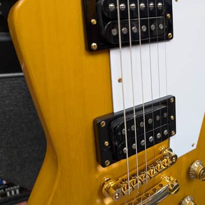 Epiphone '58 Korina Explorer 2023 - Aged Natural (White Pickguard) image 4