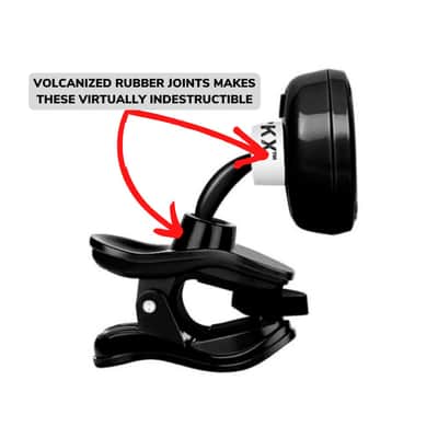 Snark X Clip-On Tuner for Guitar, Bass and Violin - Black image 3