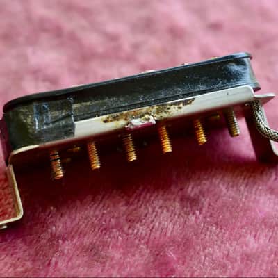 Vintage 1960 Gibson Double Black Patent Number PAF 8.04k Pickup Les Paul Standard Burst Humbucker image 14