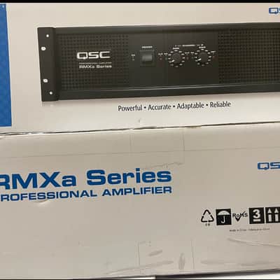 ( PAIR ) QSC RMX5050a RMXa Series Rack-Mounted Power Amp 2010s - Black image 2