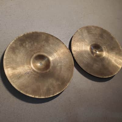 Vintage Sabian 15"inch Hi Hat Cymbals 1980's First Generation - Awesome! image 2