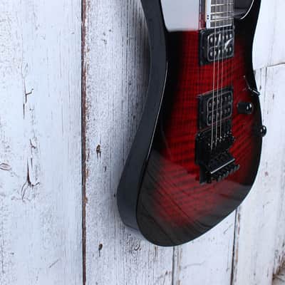 Ibanez Gio GRG320 Solid Body Electric Guitar Transparent Red Burst Finish image 8