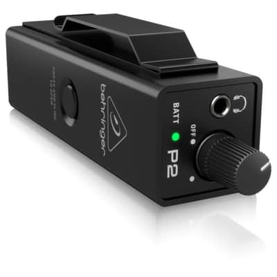 Behringer Powerplay P2 Personal In-Ear Monitor Headphone Amp 2022 - Present - Black image 1