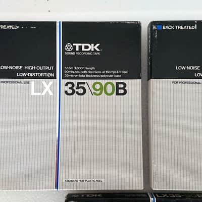 TDK LX 35\90B 7-inch Low -Noise, High-Output, Low-Distortion For Professional Use (set of 3 (three) tapes - original boxes image 2