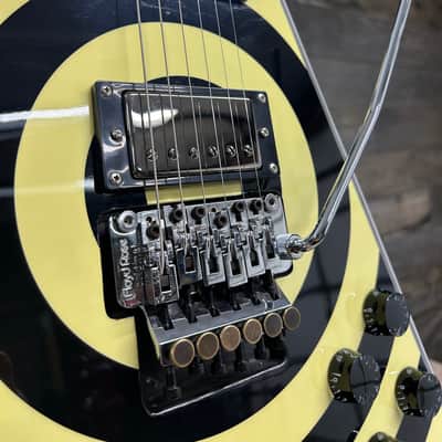 Firefly Elite Flying V Zakk Wylde Bullseye Tribute Guitar w/ 1980s Original Floyd Rose #1803 image 6