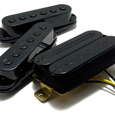 HSS Mixed Humbucker Single Single Pickup Set by Dragonfire ft. Thunder Bucker Bridge + Onyx Strat Single Middle & Neck Pickups with Performance Response image 3