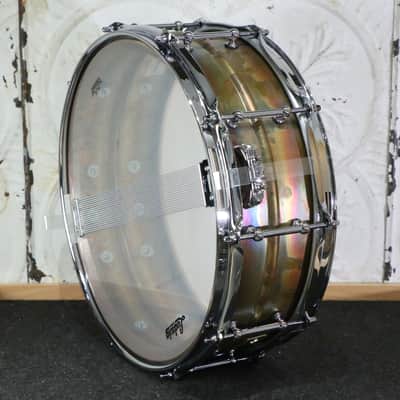B-Stock Ludwig Raw Bronze Phonic Snare Drum 14X5in - tube lugs image 4
