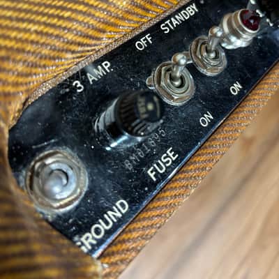 Fender Bassman 5F6-A Narrow Panel 40-Watt 4x10" Guitar Combo 1959 - Tweed image 7