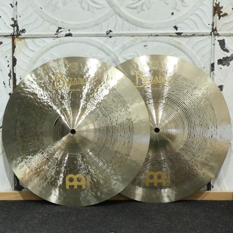 Meinl Byzance Jazz Tradition Hi-Hat Cymbals 14in (912/1012g) image 1
