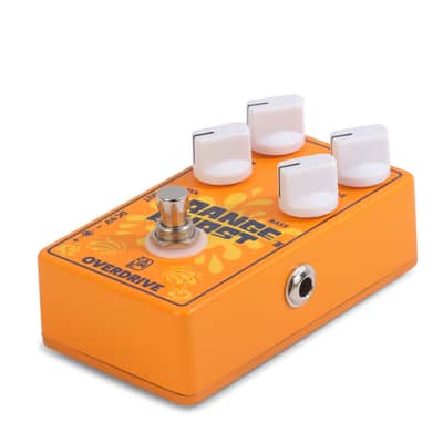 Caline CP-516 Orange Burst Overdrive Pedal True bypass, FREE PICK + HOLDER+ FREE SHIP USA image 2