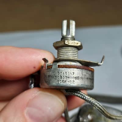 Gibson Vintage Wiring Harness 1961 - 500k Centralab C2 ES-3XX image 3