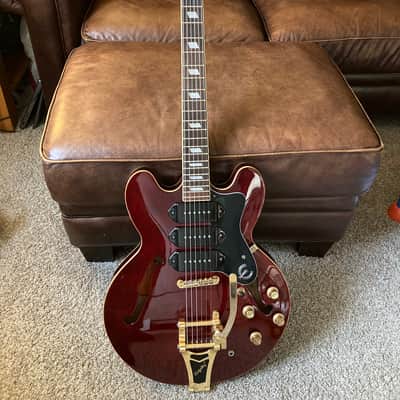 Epiphone Riviera Custom P93 2011 - 2019 - Wine Red