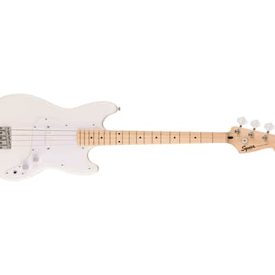 Squier Sonic Bronco Bass - Arctic White w/ Maple Fingerboard image 6