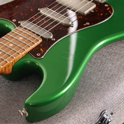 Patrick James Eggle Guitars 96 Vintage Green Metallic Used image 7
