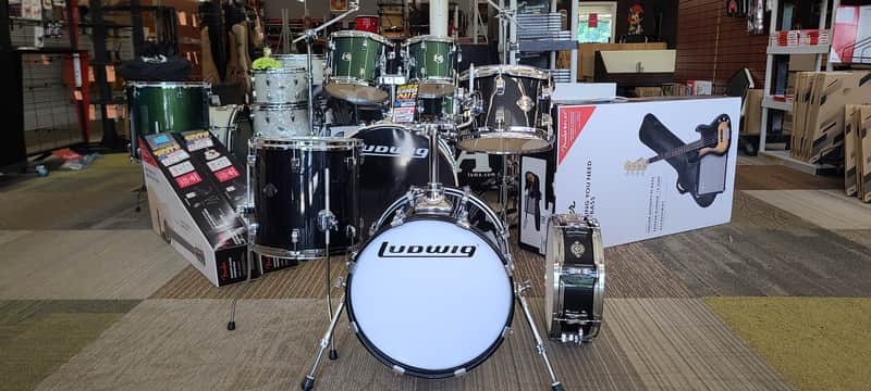 Ludwig LC2791 Breakbeats by Questlove 10/13/16/5x14" 4pc Shell Pack 2022 - Present - Black Sparkle