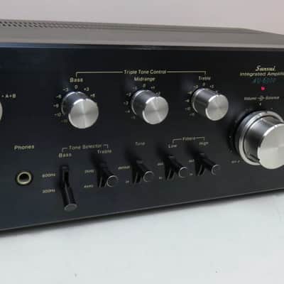 SANSUI AU-6900 INTEGRATED AMPLIFIER WORKS PERFECT SERVICED FULLY RECAPPED image 2