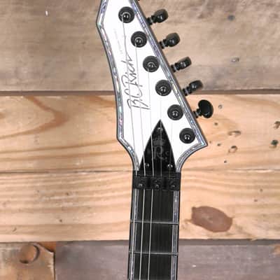 BC Rich Warlock Extreme Electric Guitar Matte White w/ Floyd Rose image 6