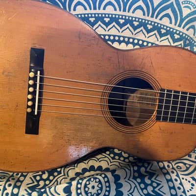 1878-84 C.F. Martin & Company 2 ½ Style 17 Acoustic Guitar with Original Coffin Case image 1