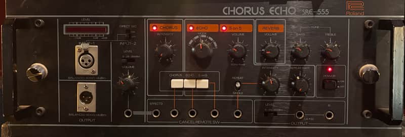 Roland SRE 555 Chorus Echo 1982 - Black image 1
