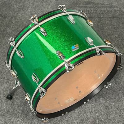 Ludwig Classic Oak 4pc Bonham Drum Set Green Sparkle image 4