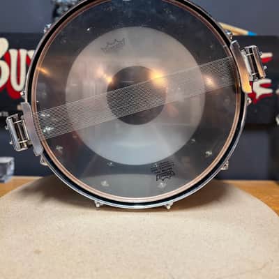 Yamaha Recording Custom 14x8" Snare Drum 1982 - 1991 - Black image 7