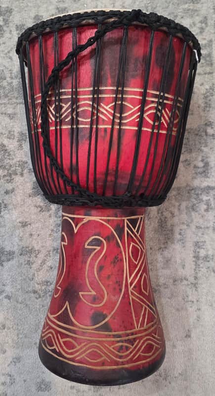 Karamba Hand-Made African Djembe 13" image 1