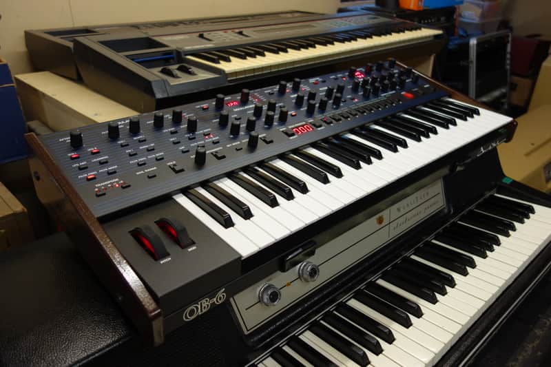 Oberheim OB-6 49-Key 6-voice Polyphonic Synthesizer 2017 - Present - Black image 1