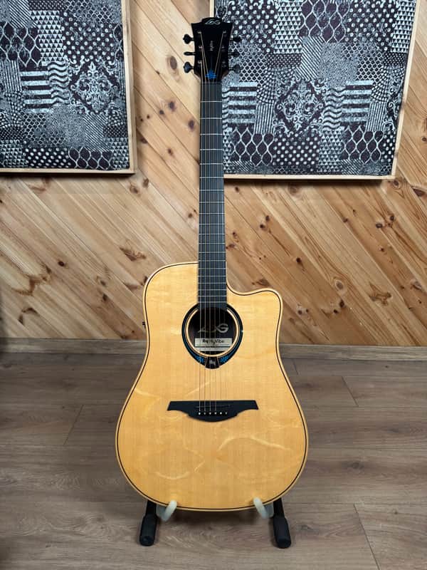 LAG HyVibe Smart Acoustic Guitar THV30DCE (incl. Hardcase) image 1