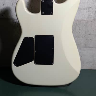 Alpha Matsumoku Japan Kramer Charvel style super strat 80's White image 11