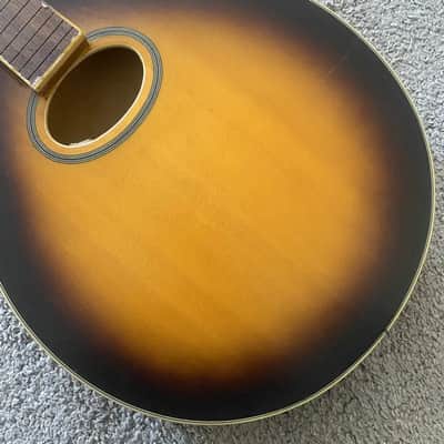 Sunburst 8 String Mandolin, Spruce Top Body, Mahogany Neck image 2