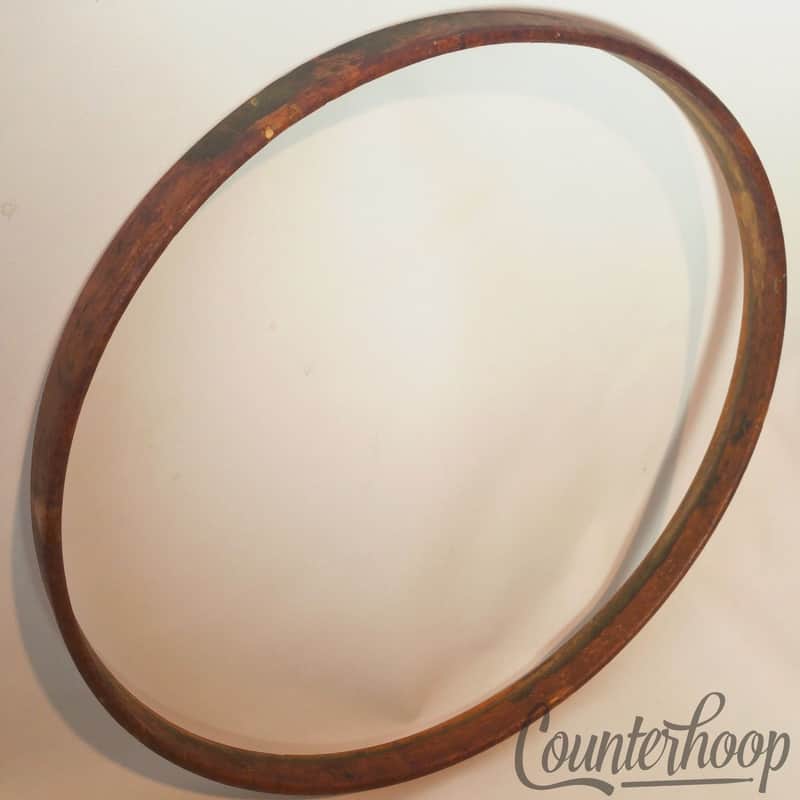 *Ludwig 14" Batter Vintage 10s 1-Ply Maple Natural Wood Hoop/Rim Snare/Tom Drum* image 1