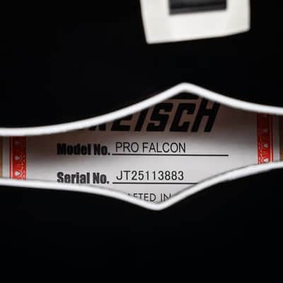 Gretsch Falcon Hollow Body w/ String-Thru Bigsby- Black (JT25113883) image 15