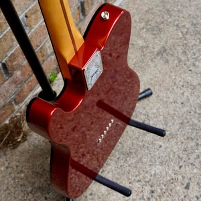 Fender Limited Edition Raphael Saadiq Telecaster Rosewood Fingerboard Dark Metallic Red image 9