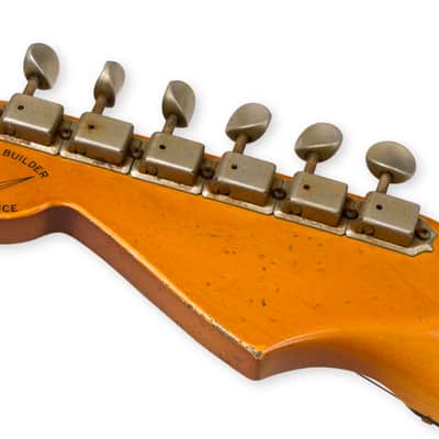 Fender Custom Shop '64 Strat Relic Apprentice Built by George Ruiz 2021 - Aged Blue Metallic image 3