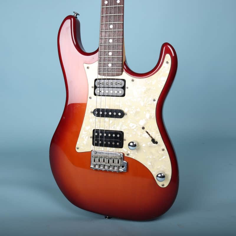 1998 Ibanez Blazer BL825 Series HSH Red Sunburst Electric Guitar