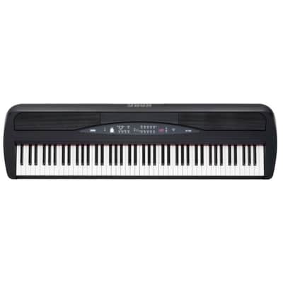 Korg SP-280 Digital Piano with Stand, 88-Key, Black